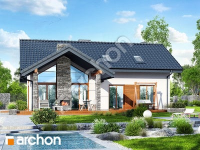 Проєкт будинку ARCHON+ Будинок в первоцвітах (в) 