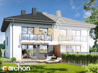 Проект будинку ARCHON+ Будинок в фіалках 3 (Р2Б) вер.2 Вид 2