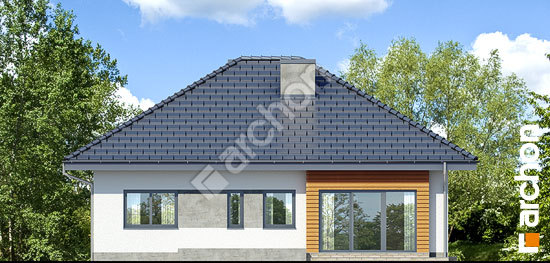 Боковой фасад Дом в сирени 2 (В)