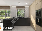 Проект будинку ARCHON+ Будинок в бузку 2 (В) візуалізація кухні 1 від 3