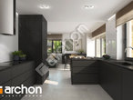 Проект будинку ARCHON+ Будинок в бузку 2 (В) візуалізація кухні 1 від 4