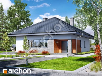 Проєкт будинку ARCHON+ Будинок в бузку 2 (В) 