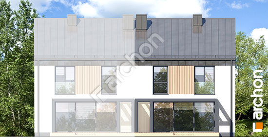 Дворовой фасад Дом в нарциссах 3 (Б)