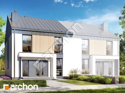 Проект дома ARCHON+ Дом в нарциссах 3 (Б) 