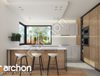 Проект будинку ARCHON+ Будинок в хлорофітумі 15 візуалізація кухні 1 від 1