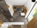 Проект будинку ARCHON+ Будинок в хлорофітумі 15 візуалізація ванни (візуалізація 3 від 4)