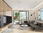 Проект дома ARCHON+ Дом в хлорофитуме 15 дневная зона (визуализация 1 вид 1)