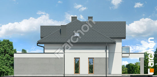 Боковой фасад Дом в мачейках 4 (Г2)