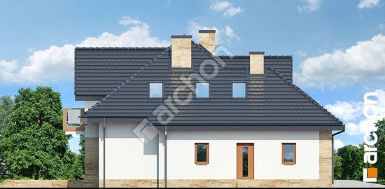 Боковой фасад Дом в калатеях 2 (А)