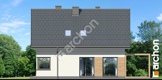 Боковой фасад Дом в малиновках 21