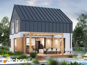 Проект дома ARCHON+ Дом миниатюрка 3 Вид 2