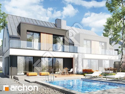 Проект дома ARCHON+ Дом в клематисах 29 (Б) 