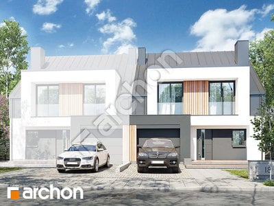 Проект будинку ARCHON+ Будинок в клематисах 29 (Б) Вид 2