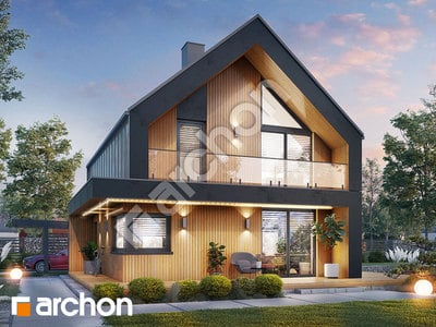 Проект дома ARCHON+ Дом в малиновках 24 (Е) ВИЭ