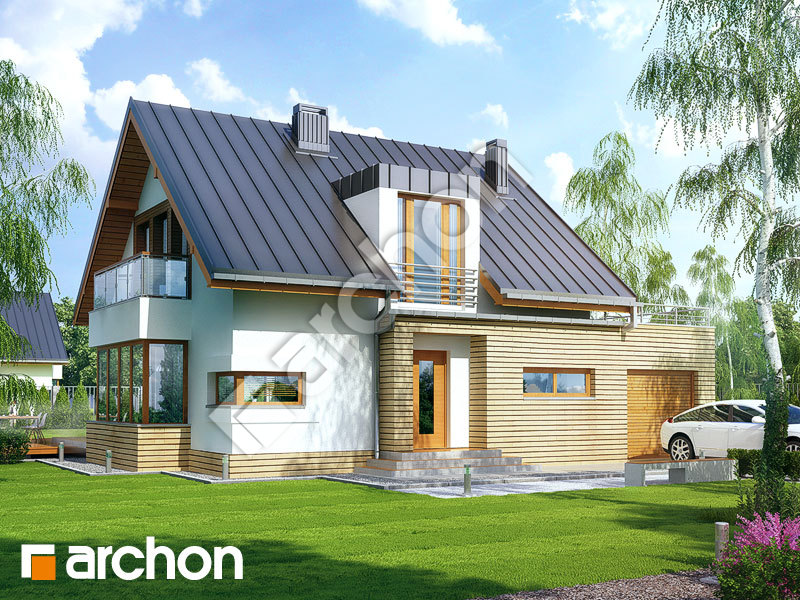 Проект будинку ARCHON+ Будинок в кардамоні вер.2 Вид 1