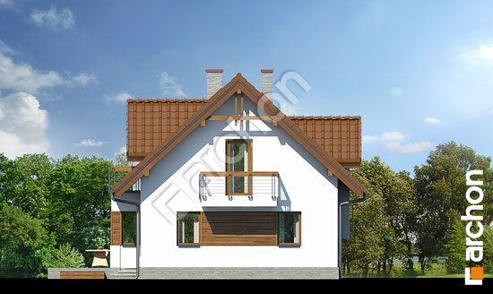 Боковой фасад Дом в майоране 2 (Н) вер.2