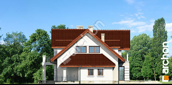 Боковой фасад Дом под клёном (П)