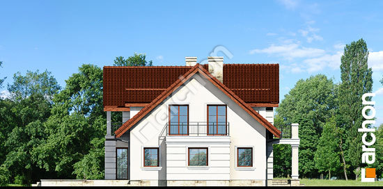 Боковой фасад Дом под клёном (П)