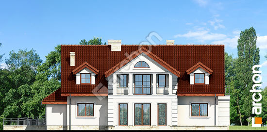 Дворовой фасад Дом под клёном (П)