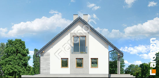 Бочний фасад Будинок в журавках 4 (П)