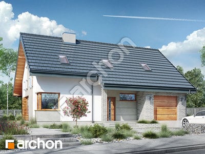 Проект дома ARCHON+ Дом в журавках 4 (П) 