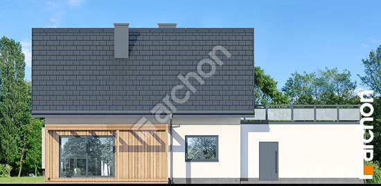 Дворовой фасад Дом в хлорофитуме 12 (Г2)