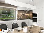 Проект дома ARCHON+ Дом в хлорофитуме 12 (Г2) визуализация кухни 1 вид 1