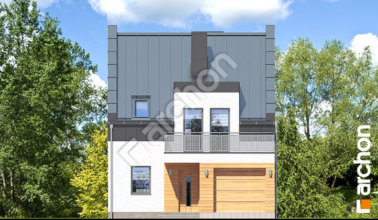 Передній фасад Будинок під агавами 2 вер. 2