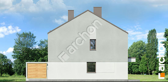 Бочний фасад Будинок в рівіях 2 (Р2)