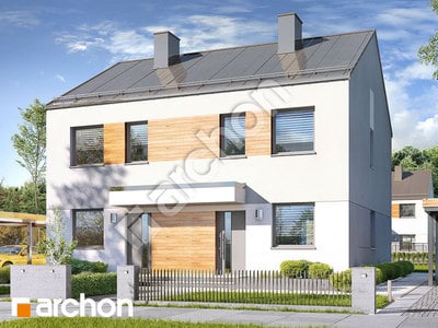 Проект дома ARCHON+ Дом в ривиях 2 (Р2)