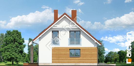 Боковой фасад Дом в яблонках 10