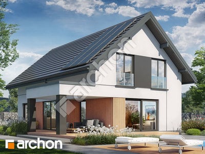 Проект дома ARCHON+ Дом в орлишках 6 (Е) ВИЭ 