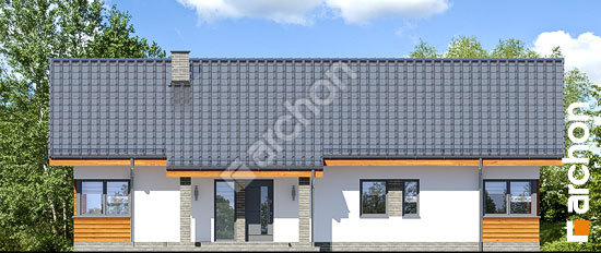 Передний фасад Дом в мекинтошах 6 (Е) ВИЭ