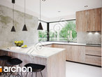Проект дома ARCHON+ Дом в плюмериях 6 (Е) визуализация кухни 1 вид 1