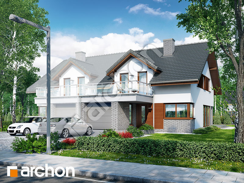 Проект будинку ARCHON+ Будинок в чарніцах 2 (ГБ) Вид 1
