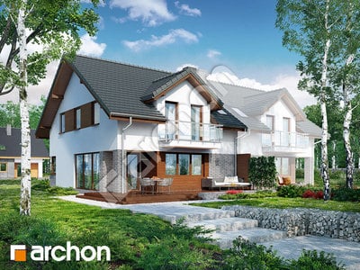 Проект будинку ARCHON+ Будинок в чарніцах 2 (ГБ) Вид 2