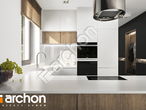 Проект дома ARCHON+ Дом в клематисах 28 (Р2) визуализация кухни 1 вид 1