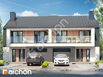 Проект дома ARCHON+ Дом в клематисах 28 (Р2) 