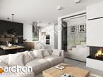 Проект будинку ARCHON+ Будинок в клематисах 28 (Р2) денна зона (візуалізація 1 від 4)