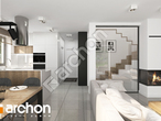 Проект будинку ARCHON+ Будинок в клематисах 28 (Р2) денна зона (візуалізація 1 від 5)