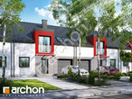 Проект дома ARCHON+ Дом в цикламенах 5 (С) вер. 2 візуалізація усіх сегментів
