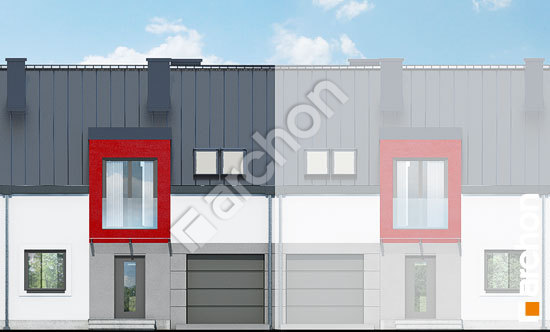 Передній фасад Будинок в цикламенах 5 (С) вер. 2