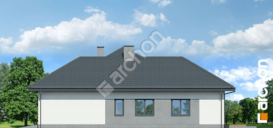 Боковой фасад Дом в подснежниках 10 (Г2)