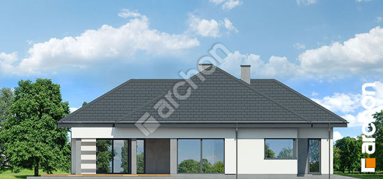 Боковой фасад Дом в подснежниках 10 (Г2)