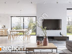 Проект будинку ARCHON+ Будинок в підсніжниках 10 (Г2) денна зона (візуалізація 1 від 2)