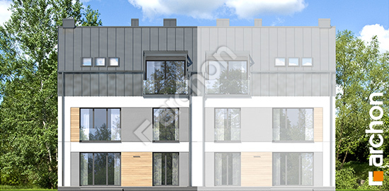 Дворовий фасад Будинок в фіалках 17 (Р2Б) вер.2