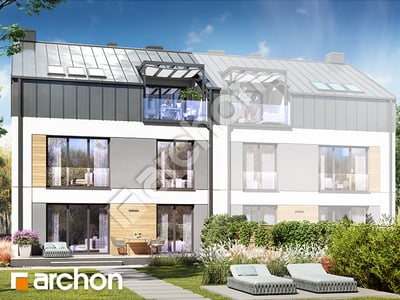 Проєкт будинку ARCHON+ Будинок в фіалках 17 (Р2Б) вер.2 Вид 2