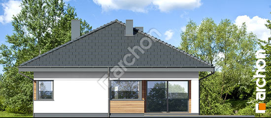 Дворовой фасад Дом в хакетиях 5