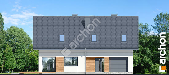 Передній фасад Будинок в ізопірумі 5