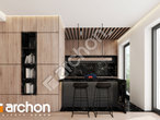 Проект дома ARCHON+ Дом в баллотах 2 визуализация кухни 1 вид 1